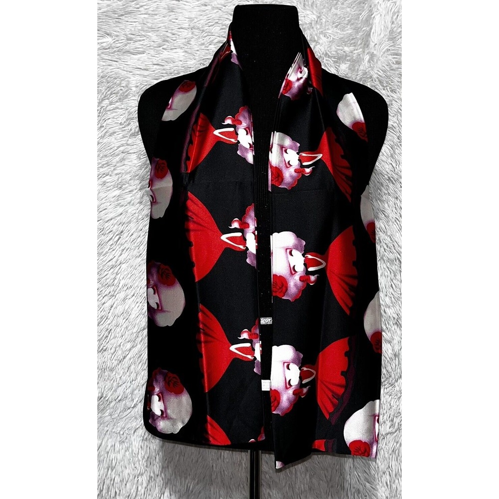 Ladies‎ In Red Dress Scarf Glam Fashionista Rectangle Whimsical - Picture 3 of 6